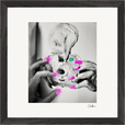 Synch'd Hands Framed print 30x30 cm / 12x12″ Black frame 55