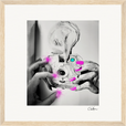 Synch'd Hands Framed print 30x30 cm / 12x12″ Wood frame 31