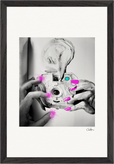 Synch'd Hands Framed print 30x45 cm / 12x18″ Black frame 62