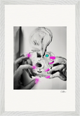 Synch'd Hands Framed print 30x45 cm / 12x18″ White frame 17