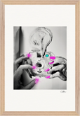 Synch'd Hands Framed print 30x45 cm / 12x18″ Wood frame 28