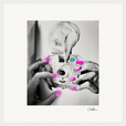 Synch'd Hands Framed print 40x40 cm / 16x16″ White frame 11