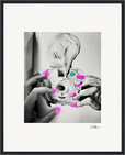 Synch'd Hands Framed print 40x50 cm / 16x20″ Black frame 59