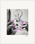 Synch'd Hands Framed print 40x50 cm / 16x20″ White frame 14