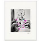 Synch'd Hands Framed print 40x50 cm / 16x20″ White frame 14