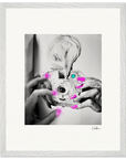Synch'd Hands Framed print 40x50 cm / 16x20″ White frame 13