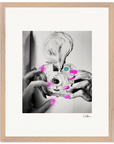 Synch'd Hands Framed print 40x50 cm / 16x20″ Wood frame 35