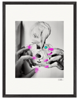 Synch'd Hands Framed print 45x60 cm / 18x24″ Black frame 59