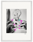 Synch'd Hands Framed print 45x60 cm / 18x24″ White frame 22