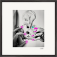 Synch'd Hands Framed print 50x50 cm / 20x20″ Black frame 51
