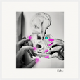 Synch'd Hands Framed print 50x50 cm / 20x20″ White frame 19