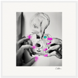 Synch'd Hands Framed print 50x50 cm / 20x20″ White frame 19