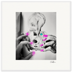 Synch'd Hands Framed print 50x50 cm / 20x20″ White frame 19