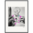 Synch'd Hands Framed print 50x70 cm / 20x28″ Black frame 70