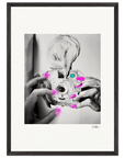 Synch'd Hands Framed print 50x70 cm / 20x28″ Black frame 56