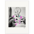 Synch'd Hands Framed print 50x70 cm / 20x28″ White frame 10