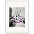 Synch'd Hands Framed print 50x70 cm / 20x28″ White frame 11