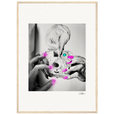 Synch'd Hands Framed print 50x70 cm / 20x28″ Wood frame 39