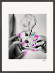 Synch'd Hands Framed print 60x80 cm / 24x32″ Black frame 63