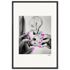 Synch'd Hands Framed print 60x90 cm / 24x36″ Black frame 65