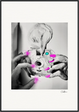 Synch'd Hands Framed print 70x100 cm / 28x40″ Black frame 60