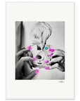 Synch'd Hands Framed print 70x100 cm / 28x40″ White frame 20