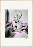 Synch'd Hands Framed print 70x100 cm / 28x40″ Wood frame 40