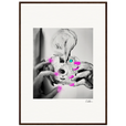 Synch'd Hands Framed print A1 (59.4 x 84.1 cm) Dark wood frame 44