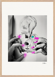 Synch'd Hands Framed print A1 (59.4 x 84.1 cm) Wood frame 44