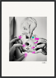 Synch'd Hands Framed print A2 (42 x 59.4 cm) Black frame 75
