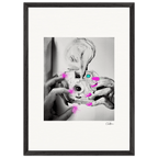 Synch'd Hands Framed print A2 (42 x 59.4 cm) Black frame 58