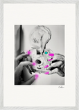 Synch'd Hands Framed print A2 (42 x 59.4 cm) White frame 10