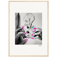 Synch'd Hands Framed print A2 (42 x 59.4 cm) Wood frame 37