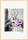 Synch'd Hands Framed print A2 (42 x 59.4 cm) Wood frame 37