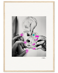 Synch'd Hands Framed print A2 (42 x 59.4 cm) Wood frame 37