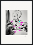 Synch'd Hands Framed print A3 (29.7 x 42 cm) Black frame 66