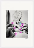 Synch'd Hands Framed print A3 (29.7 x 42 cm) White frame 23