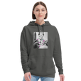 Synergy Synch'd Hands Recycled Blend Unisex Hoodie charcoal melange second model front