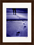 The Unwritten Path, kunstfotografi af ClaraXenia. Indrammet plakat 13x18 cm / 5x7″ mørk træramme 42