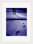 The Unwritten Path, kunstfotografi af ClaraXenia. Indrammet plakat 13x18 cm / 5x7″ hvid ramme 6