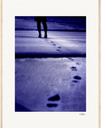 The Unwritten Path -Framed print cm / 5x7″ White frame