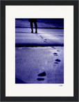 The Unwritten Path, kunstfotografi af ClaraXenia. Indrammet plakat 15x20 cm / 6x8″ sort ramme 61
