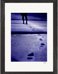 The Unwritten Path Framed print 21x29.7 cm / 8x12" Black frame 43