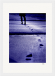 The Unwritten Path Framed print 21x29.7 cm / 8x12" White frame 9