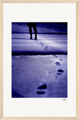 The Unwritten Path, fine art photography by ClaraXenia. Framed print 28x43 cm / XL (11x17″) Wood frame 29