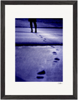 The Unwritten Path Framed print 30x40 cm / 12x16″ Black frame 46