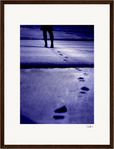 The Unwritten Path, kunstfotografi af ClaraXenia. Indrammet plakat 30x40 cm / 12x16″ mørk træramme 48