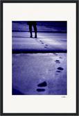 The Unwritten Path, fine art photography by ClaraXenia. Framed print 30x45 cm / 12x18″ Black frame 67