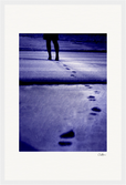 The Unwritten Path, fine art photography by ClaraXenia. Framed print 30x45 cm / 12x18″ White frame 13