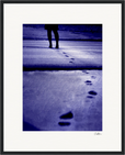 The Unwritten Path, fine art photography by ClaraXenia. Framed print 40x50 cm / 16x20″ Black frame 68